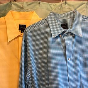 (2) Jos. A. Bank Executive Collection XXL Shirts